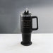 Engraved Extra Large Black Travel Cup 40oz/1135ml, Any Message Image 3