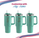 Engraved Extra Large Teal Travel Cup 40oz/1135ml, Any Name Image 4