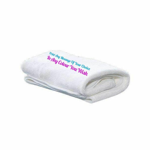 Personalised Printed Small Towel - 30 x 60 cm Image 1