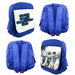 Personalised Printed Blue Kids Backpack Image 2