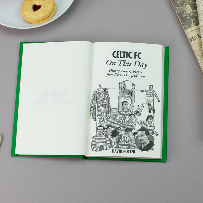 Personalised Celtic On This Day Football Book