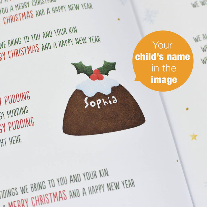 Personalised Christmas Carol Collection Book