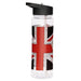 Union Jack Skulls and Roses Water Bottle 500ml