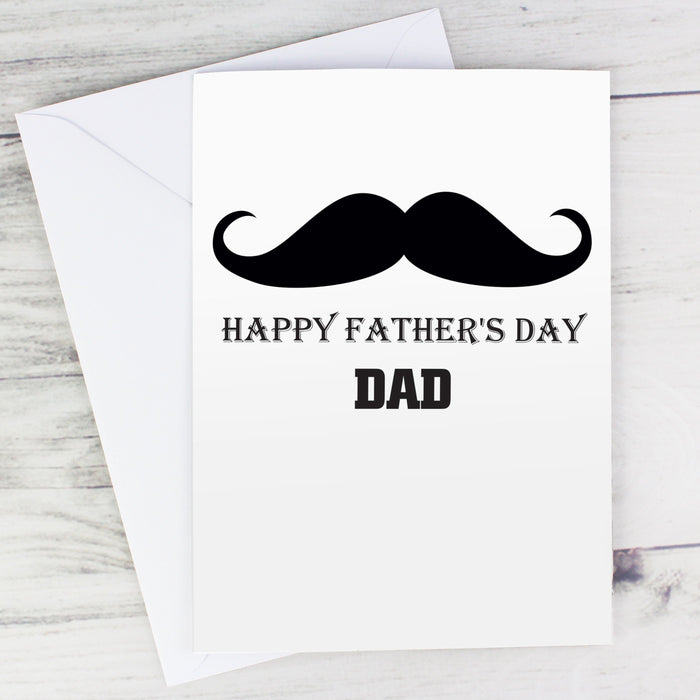 Personalised Moustache Card