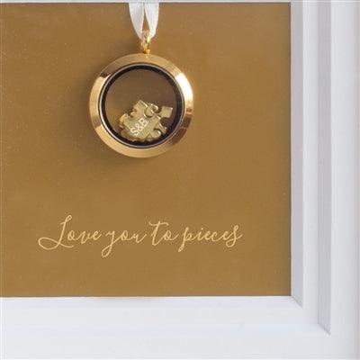 Personalised I Love You To Pieces Frame