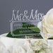 Personalised Mr & Mrs Plaque Acrylic Cake Topper - Myhappymoments.co.uk