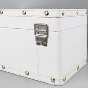 Personalised Soft Watercolour White Leatherette Keepsake Box - Myhappymoments.co.uk