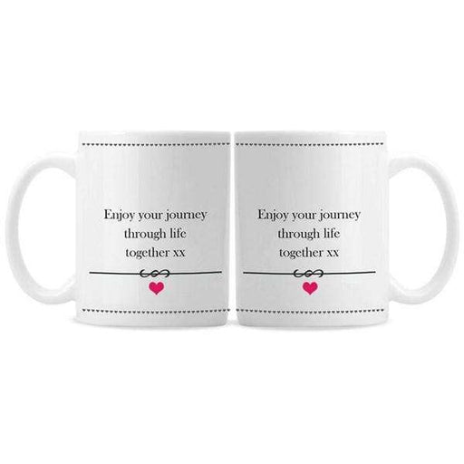 Personalised Mrs & Mrs Mug Set - Myhappymoments.co.uk