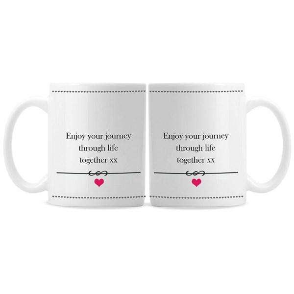 Personalised Mrs & Mrs Mug Set - Myhappymoments.co.uk