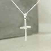 Personalised In Loving Memory Memorial Cross Sentiment Necklace and Box
