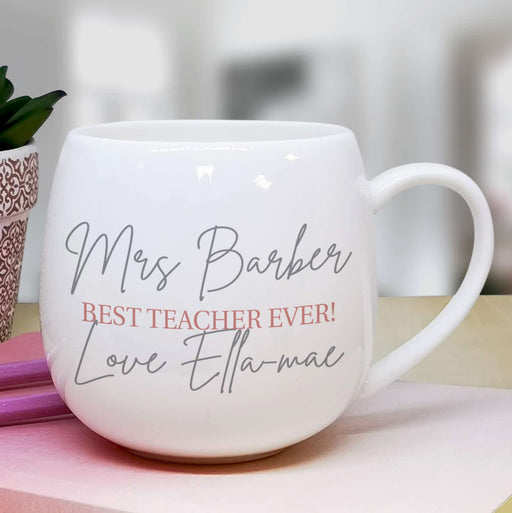 Personalised Best Teacher Ever Mug