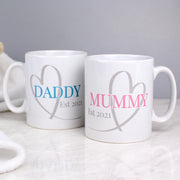 Personalised New Mummy & Daddy Mugs | Mug Set