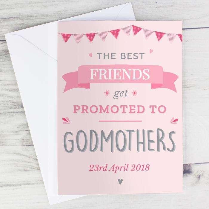 Personalised Pink Promoted to Card - Myhappymoments.co.uk