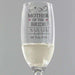 Personalised Mother Of The Bride Champagne Glass Flute - Myhappymoments.co.uk