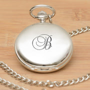 Engraved Pocket Watch - Monogrammed Script