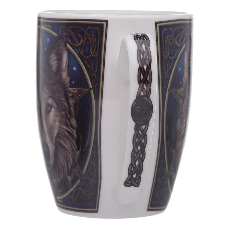 Lisa Parker Wolf Head Porcelain Mug