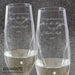 Personalised Diamante Hand Cut Heart Pair of Flute Glasses with Gift Box - Myhappymoments.co.uk