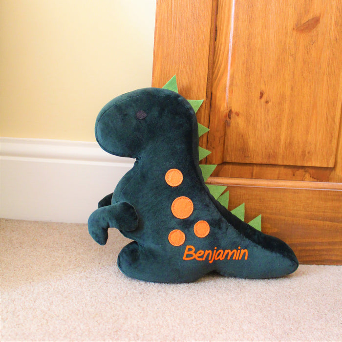 Personalised Dinosaur Doorstop - Myhappymoments.co.uk