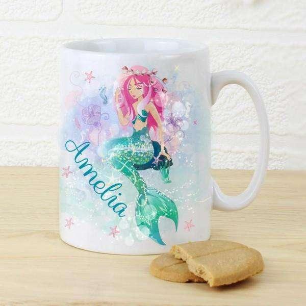 Personalised Mermaid Mug - Myhappymoments.co.uk