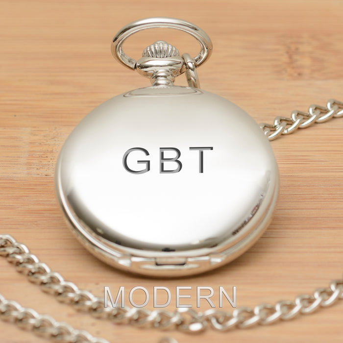 Personalised Pocket Watch - Initials