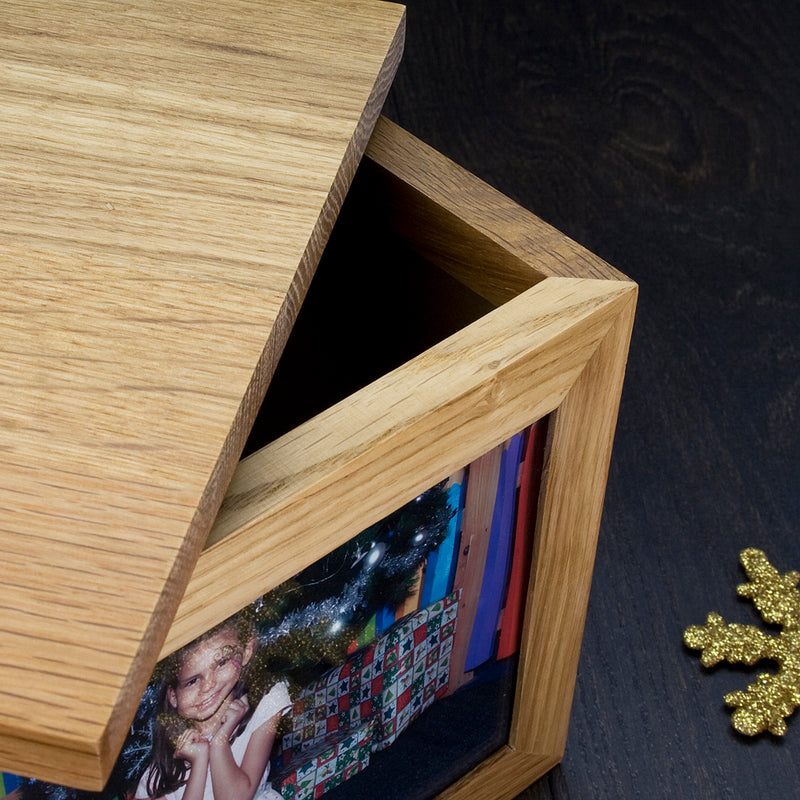 Personalised Christmas Memory Box - Traditional Design