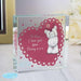 Personalised Me To You Heart Large Crystal Token - Myhappymoments.co.uk