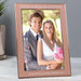 Personalised Classic Rose Gold Photo Frame 4x6 - Myhappymoments.co.uk
