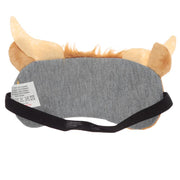 Plush Highland Coo Cow Eye Mask