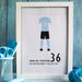Personalised Football Shirt Framed Print A4