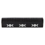 Triple Moon Wooden Sage Incense Box Set