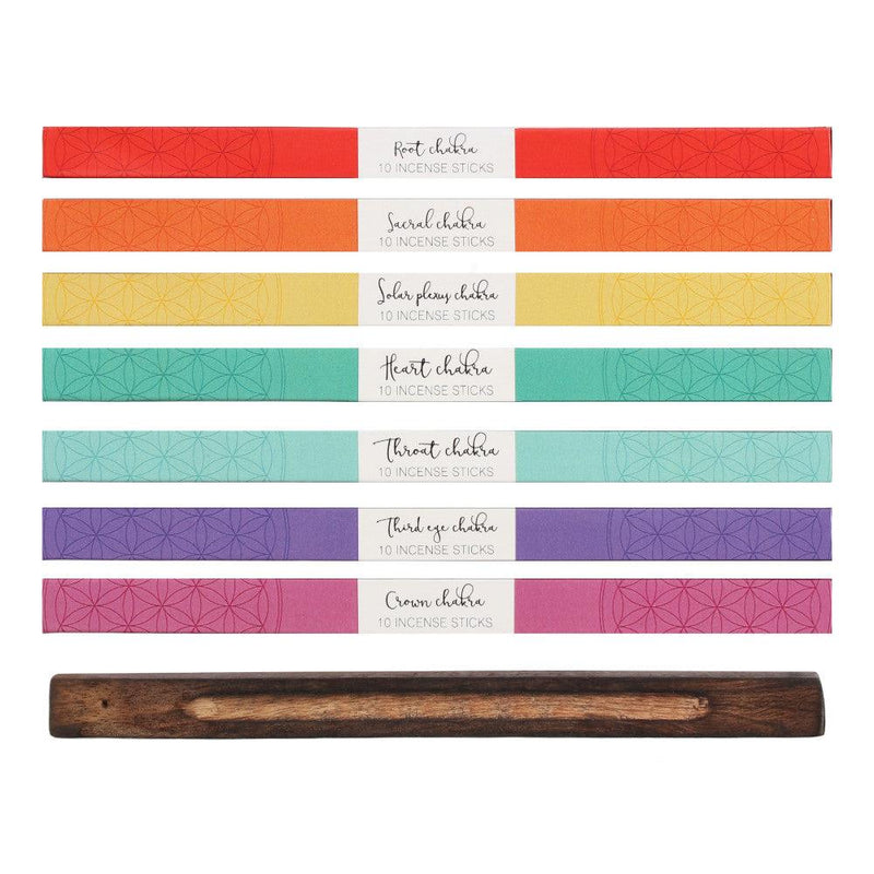 Chakra Incense Sticks & Holder Balancing Kit