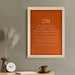 Personalised Diwali Gayatri Mantra Framed Print