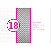 Personalised Harlequin Birthday Card - Pukka Gifts