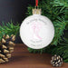 Personalised In Loving Memory Pink Angel Bauble - Myhappymoments.co.uk