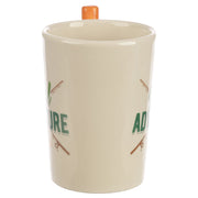 Reel Adventure Fishing Shaped Handle Mug with Oval Float - Myhappymoments.co.uk