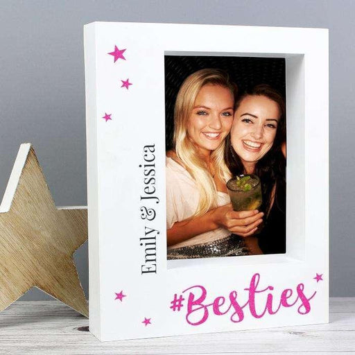 Personalised Hashtag Bestie Box Photo Frame 5x7 - Myhappymoments.co.uk