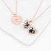 Personalised Heart Photo Locket Necklace - Rose Gold Plated