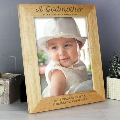 Personalised Godmother Photo Frame - Myhappymoments.co.uk