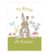 Personalised Easter Meadow Bunny Card - Myhappymoments.co.uk