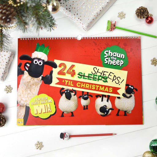 Shaun the Sheep 24 Sheeps Christmas Activity Advent Calendar - Myhappymoments.co.uk