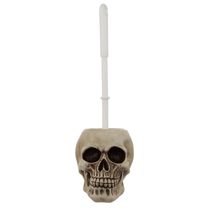 Skull Toilet Brush and Holder