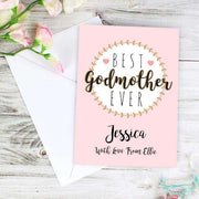 Personalised Best Godmother Card - Myhappymoments.co.uk