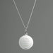 Personalised Sterling Silver & 9ct Gold St. Christopher Necklace - Myhappymoments.co.uk