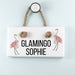 Personalised Glamingo White Hanging Sign