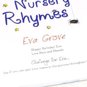 Personalised My Book of Nursery Rhymes - Myhappymoments.co.uk