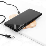 Personalised Bamboo Wireless Charger Pad