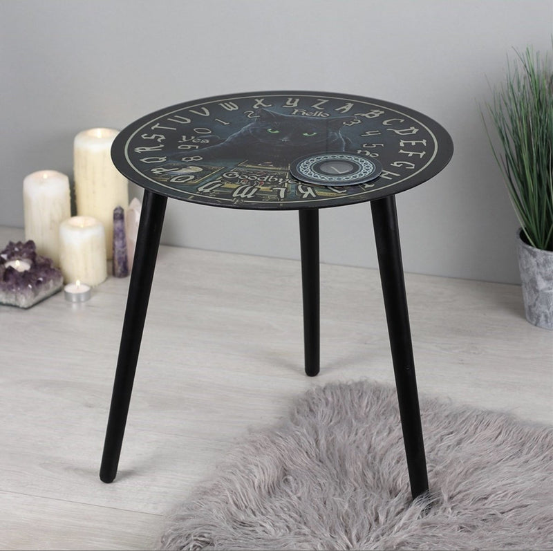 The Reader Glass Spirit Board Table by Lisa Parker