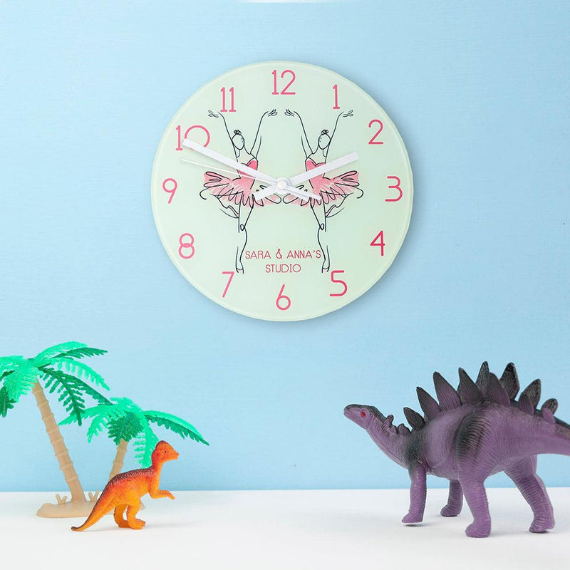 Personalised Ballet Dancer Wall Clock