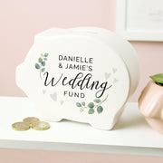 Personalised Wedding Fund Piggy Bank