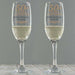 Personalised Golden Anniversary Pair of Flute Glasses With Gift Box - Myhappymoments.co.uk